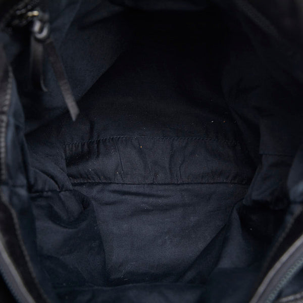 プラダ ハンドバッグ トートバッグ B5248 ブラック レザー レディース PRADA 【中古】