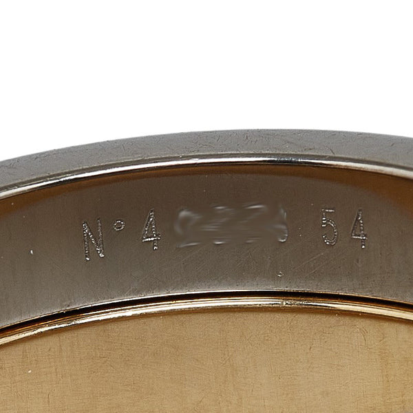 オメガ K18YG イエローゴールド コンビ ダイヤモンド リング 指輪 #54 レディース OMEGA 13号 【中古】