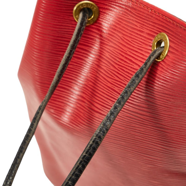 ルイ ヴィトン エピ プチノエ ショルダーバッグ M44172 カスティリアンレッド ノワール レザー レディース LOUIS VUITTON 【中古】