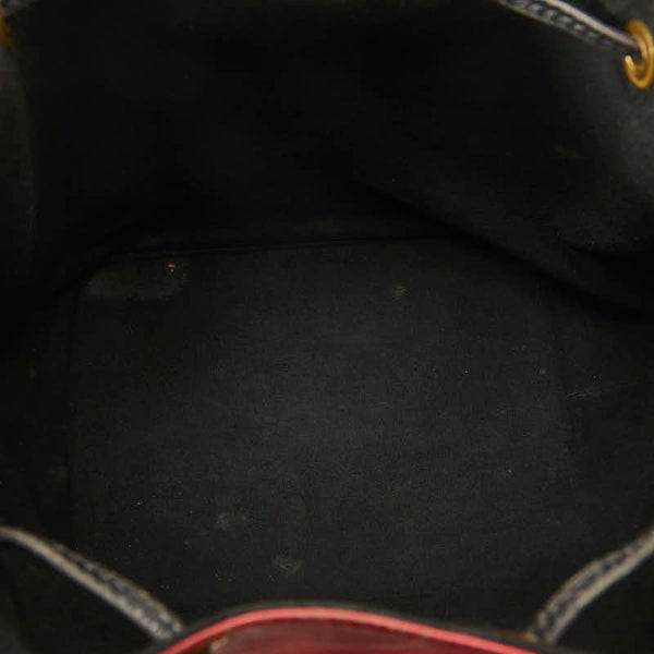 ルイ ヴィトン エピ プチノエ ショルダーバッグ M44172 カスティリアンレッド ノワール レザー レディース LOUIS VUITTON 【中古】