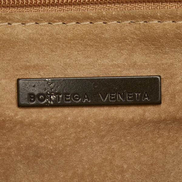 ボッテガヴェネタ イントレチャート ショルダーバッグ イエロー レザー レディース BOTTEGAVENETA 【中古】