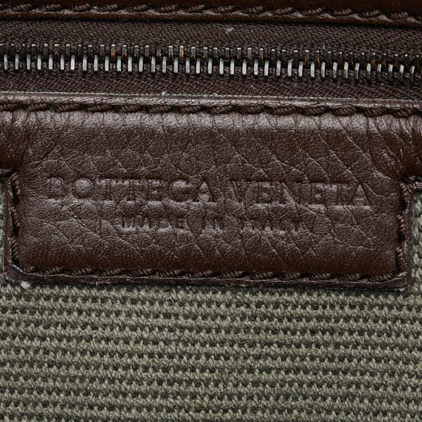 ボッテガヴェネタ イントレチャート マルコポーロ トートバッグ ブラウン レザー レディース BOTTEGAVENETA 【中古】