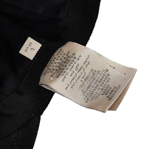 グッチ GGキャンバス シェリーライン キャップ ベースボールキャップ サイズ：L 59cm 200035 ブラック マルチカラー キャンバス レザー メンズ GUCCI 【中古】