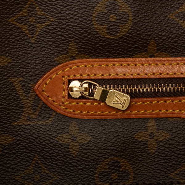 ルイ ヴィトン モノグラム サックショッピング トートバッグ ショルダーバッグ M51108 ブラウン PVC レザー レディース LOUIS VUITTON 【中古】
