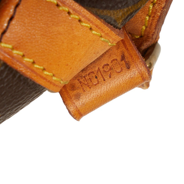 ルイ ヴィトン モノグラム サックショッピング トートバッグ ショルダーバッグ M51108 ブラウン PVC レザー レディース LOUIS VUITTON 【中古】
