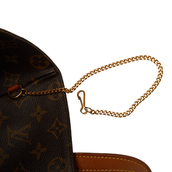 ルイ ヴィトン モノグラム サックショッピング トートバッグ ショルダーバッグ M51108 ブラウン PVC レザー レディース LOUIS VUITTON 【中古】