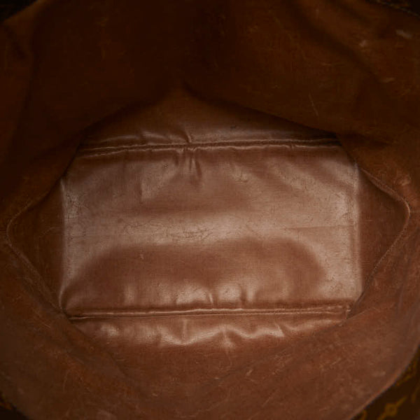 ルイ ヴィトン モノグラム サックショッピング トートバッグ ショルダーバッグ M51108 ブラウン PVC レザー レディース LOUIS VUITTON 【中古】