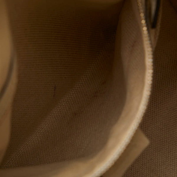 グッチ ソーホー インターロッキングG ハンドバッグ ミニボストンバッグ 282302 ホワイト レザー レディース GUCCI 【中古】