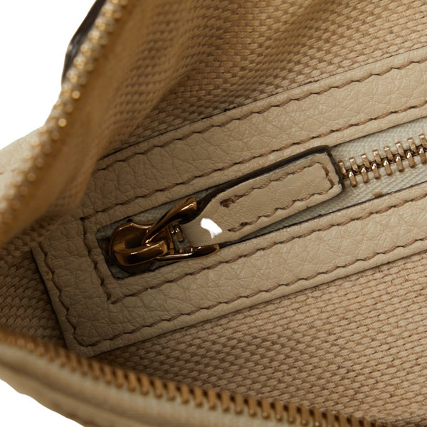 グッチ ソーホー インターロッキングG ハンドバッグ ミニボストンバッグ 282302 ホワイト レザー レディース GUCCI 【中古】