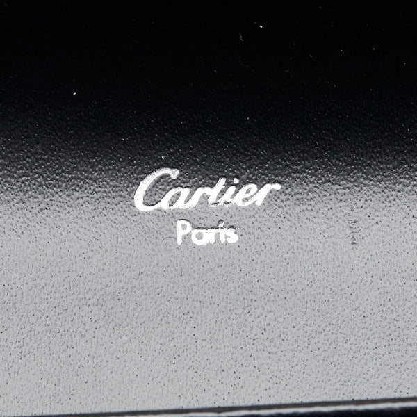 カルティエ ラブコレクション 長財布 ブラック レザー レディース CARTIER 【中古】