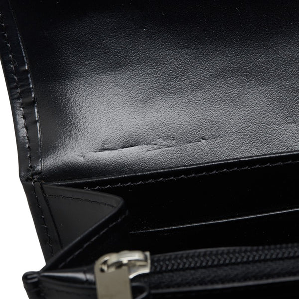 カルティエ ラブコレクション 長財布 ブラック レザー レディース CARTIER 【中古】