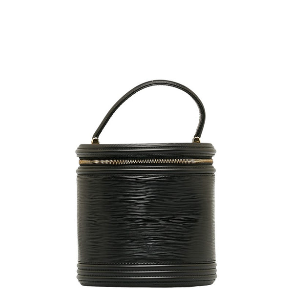 ルイ ヴィトン エピ カンヌ ハンドバッグ バニティバッグ M48032 ノワール ブラック レザー レディース LOUIS VUITTON 【中古】