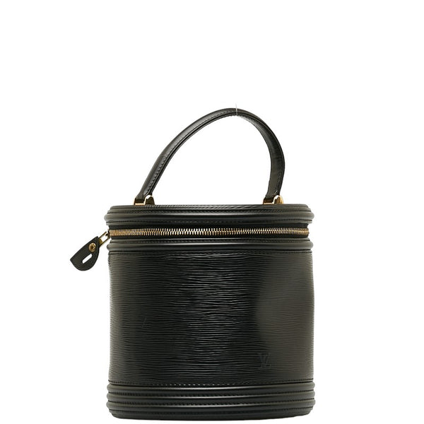 ルイ ヴィトン エピ カンヌ ハンドバッグ バニティバッグ M48032 ノワール ブラック レザー レディース LOUIS VUITTON 【中古】