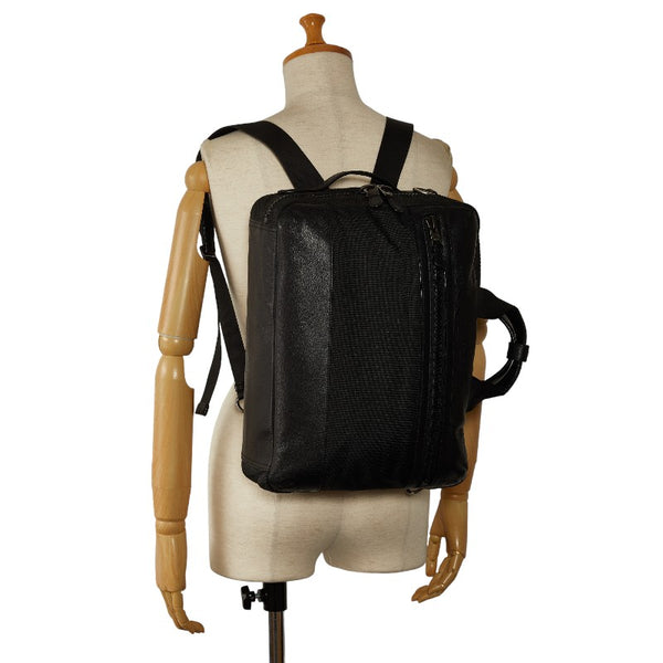 コーチ テレイン ハンドバッグ リュックサック ショルダーバッグ 3WAY F59944 ブラック キャンバス レザー メンズ COACH 【中古】