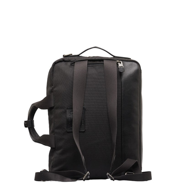 コーチ テレイン ハンドバッグ リュックサック ショルダーバッグ 3WAY F59944 ブラック キャンバス レザー メンズ COACH 【中古】