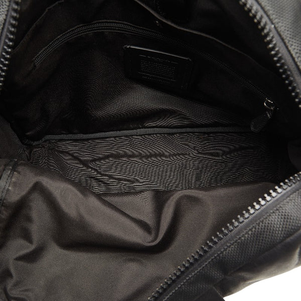 コーチ テレイン ハンドバッグ リュックサック ショルダーバッグ 3WAY F59944 ブラック キャンバス レザー メンズ COACH 【中古】