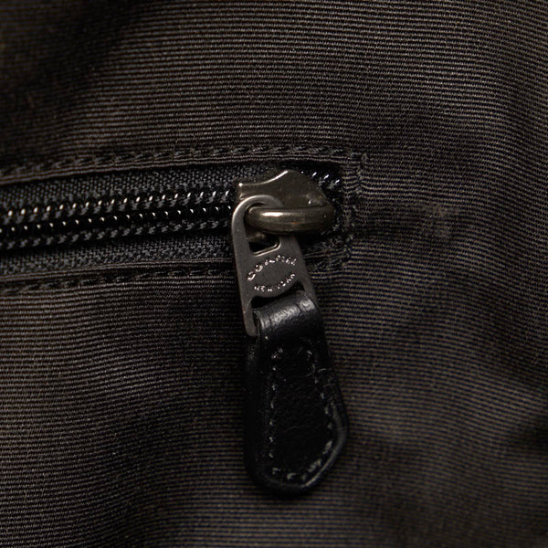 コーチ テレイン ハンドバッグ リュックサック ショルダーバッグ 3WAY F59944 ブラック キャンバス レザー メンズ COACH 【中古】