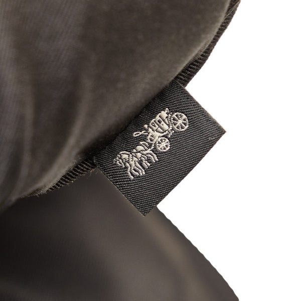 コーチ リュック バックパック F29004 ブラック レザー ナイロン レディース COACH 【中古】