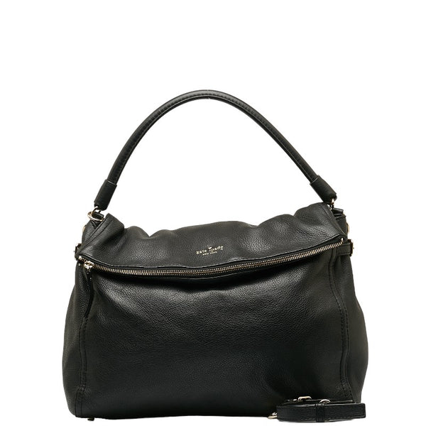 ケイトスペード コブルヒル リトルミンカ ハンドバッグ ショルダーバッグ 2WAY PXRU3677 ブラック レザー レディース Kate Spade 【中古】