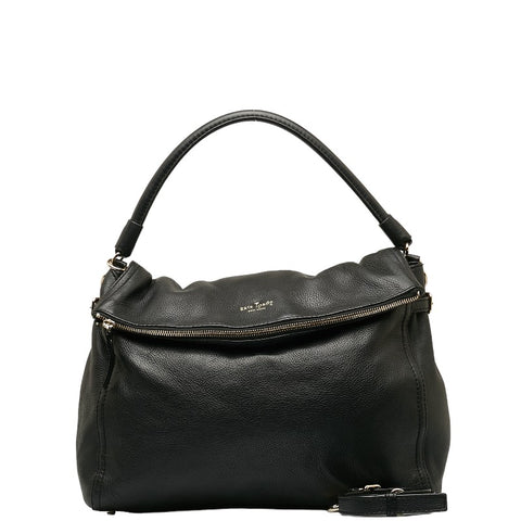 ケイトスペード コブルヒル リトルミンカ ハンドバッグ ショルダーバッグ 2WAY PXRU3677 ブラック レザー レディース Kate Spade 【中古】