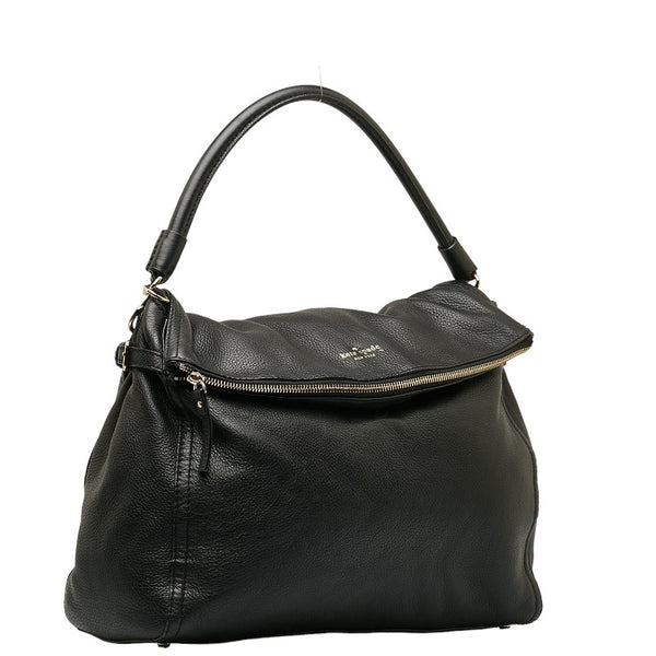 ケイトスペード コブルヒル リトルミンカ ハンドバッグ ショルダーバッグ 2WAY PXRU3677 ブラック レザー レディース Kate Spade 【中古】