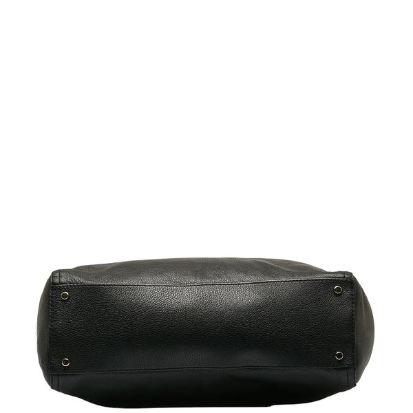 ケイトスペード コブルヒル リトルミンカ ハンドバッグ ショルダーバッグ 2WAY PXRU3677 ブラック レザー レディース Kate Spade 【中古】