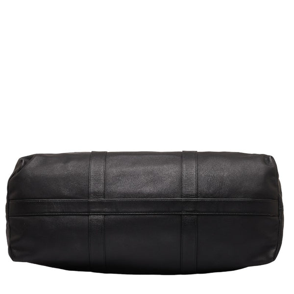 コーチ ボストンバッグ ショルダーバッグ 2WAY 0502 ブラック レザー レディース COACH 【中古】