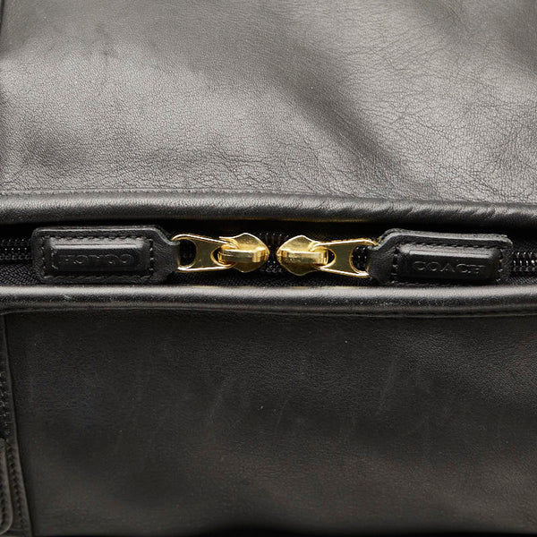 コーチ ボストンバッグ ショルダーバッグ 2WAY 0502 ブラック レザー レディース COACH 【中古】