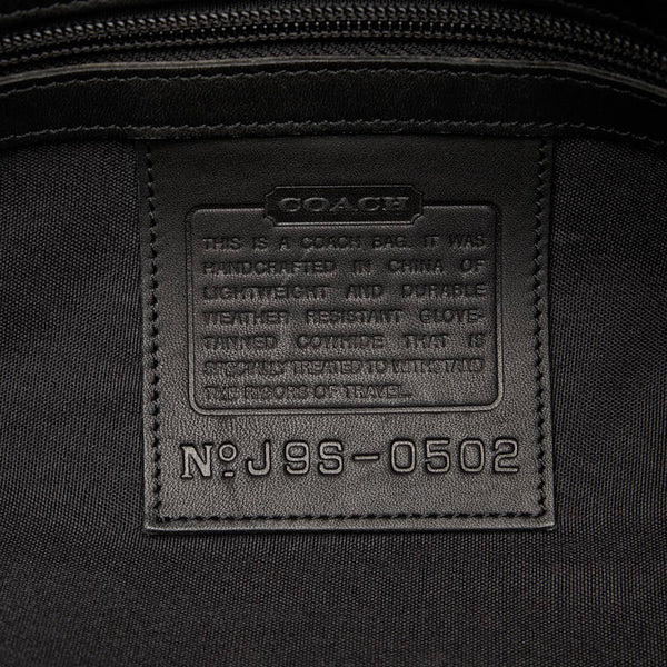 コーチ ボストンバッグ ショルダーバッグ 2WAY 0502 ブラック レザー レディース COACH 【中古】