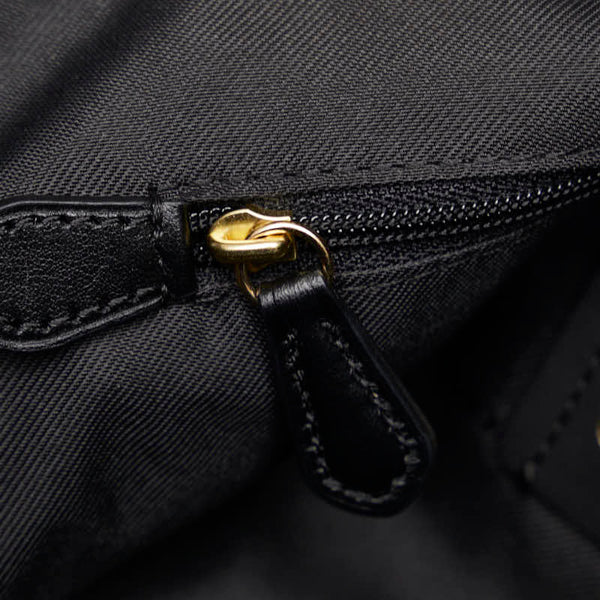 コーチ チェーン ハンドバッグ F87239 ブラック レザー レディース COACH 【中古】