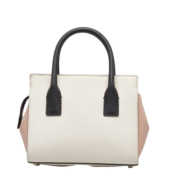 ケイトスペード ハンドバッグ ショルダーバッグ 2WAY ホワイト ブラック ピンク レザー レディース Kate Spade 【中古】