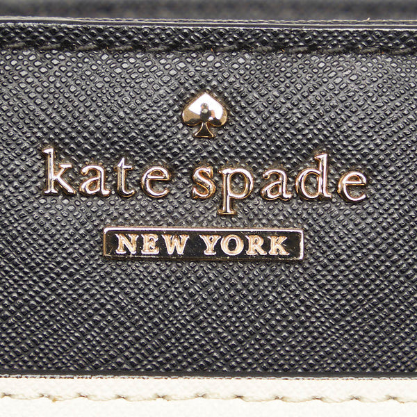 ケイトスペード ハンドバッグ ショルダーバッグ 2WAY ホワイト ブラック ピンク レザー レディース Kate Spade 【中古】