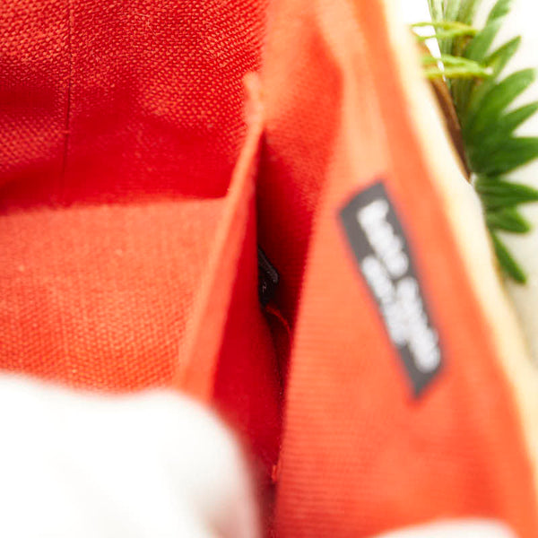 ケイトスペード スクエア フラワー 花 モチーフ ハンドバッグ カゴバッグ ホワイト グリーン ラフィア レザー レディース Kate Spade 【中古】