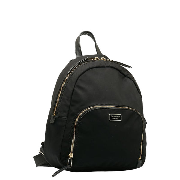 ケイトスペード リュック・デイパック WKRU5913 001 ブラック ナイロン レディース Kate Spade 【中古】