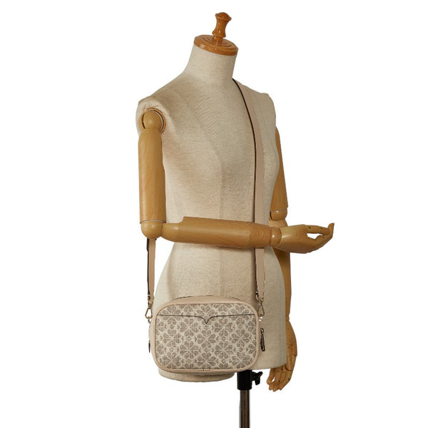 ケイトスペード インフィニット スペード フラワー 斜め掛け ショルダーバッグ PXR00075 ホワイト PVC レザー レディース Kate Spade 【中古】