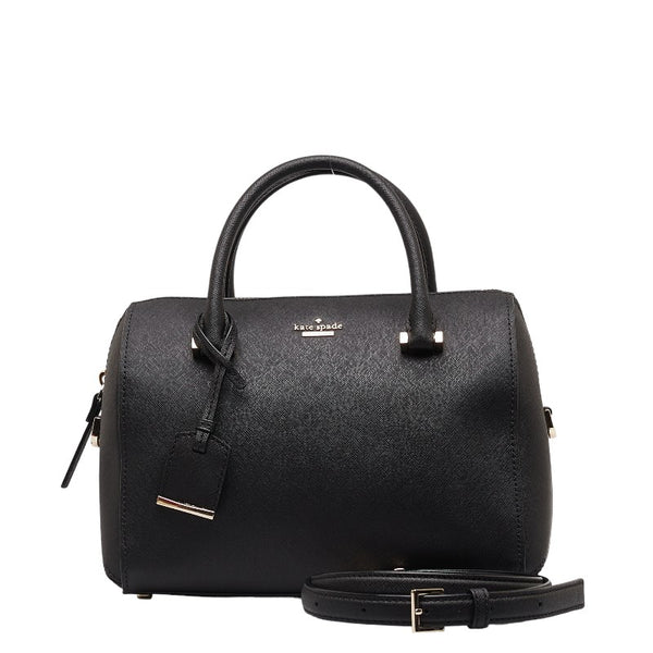 ケイトスペード ミニボストンバッグ ショルダーバッグ 2WAY CA57710 ブラック レザー レディース Kate Spade 【中古】