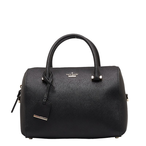 ケイトスペード ミニボストンバッグ ショルダーバッグ 2WAY CA57710 ブラック レザー レディース Kate Spade 【中古】