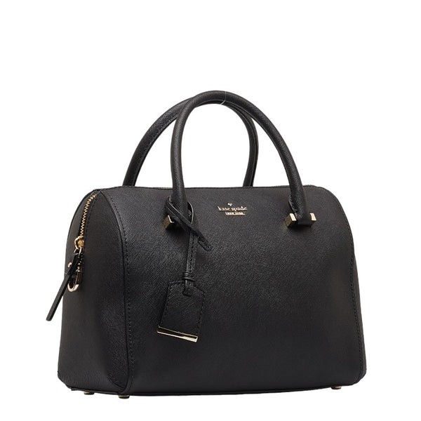 ケイトスペード ミニボストンバッグ ショルダーバッグ 2WAY CA57710 ブラック レザー レディース Kate Spade 【中古】
