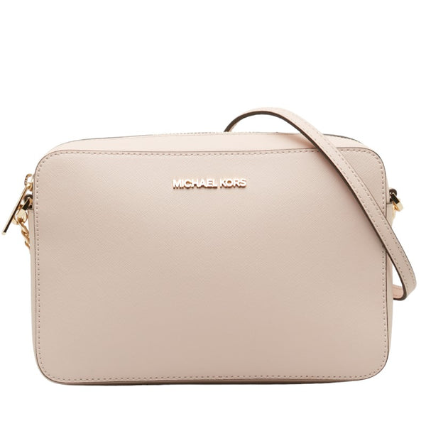 マイケルコース 斜め掛け チェーン ショルダーバッグ 35T8GTTC9L ピンク レザー レディース Michael Kors 【中古】