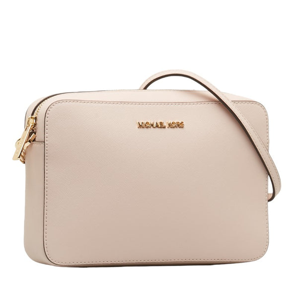 マイケルコース 斜め掛け チェーン ショルダーバッグ 35T8GTTC9L ピンク レザー レディース Michael Kors 【中古】