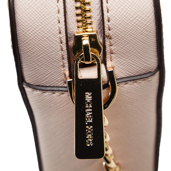 マイケルコース 斜め掛け チェーン ショルダーバッグ 35T8GTTC9L ピンク レザー レディース Michael Kors 【中古】