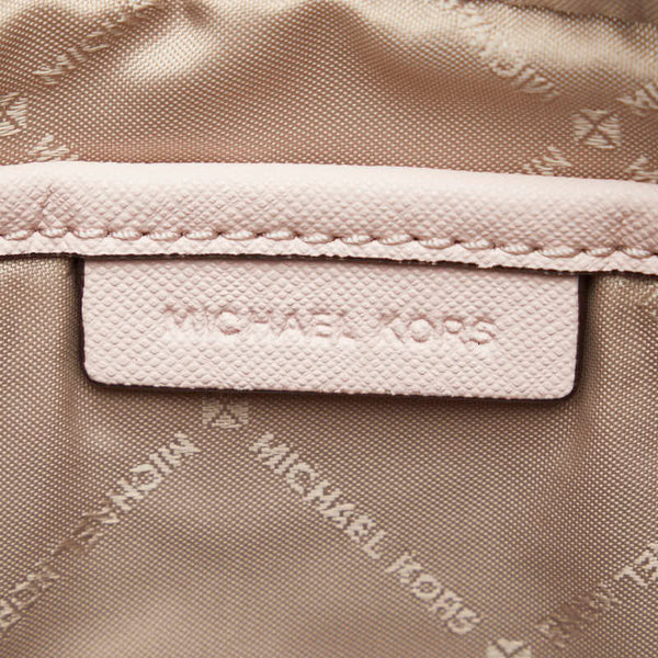 マイケルコース 斜め掛け チェーン ショルダーバッグ 35T8GTTC9L ピンク レザー レディース Michael Kors 【中古】