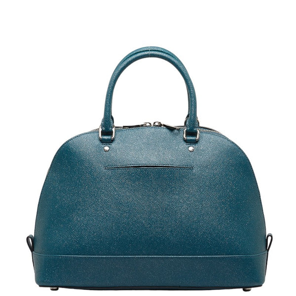 コーチ ラメ ハンドバッグ ショルダーバッグ 2WAY F13711 ターコイズブルー レザー レディース COACH 【中古】