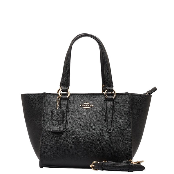 コーチ ハンドバッグ ショルダーバッグ 2WAY F11925 ブラック レザー レディース COACH 【中古】