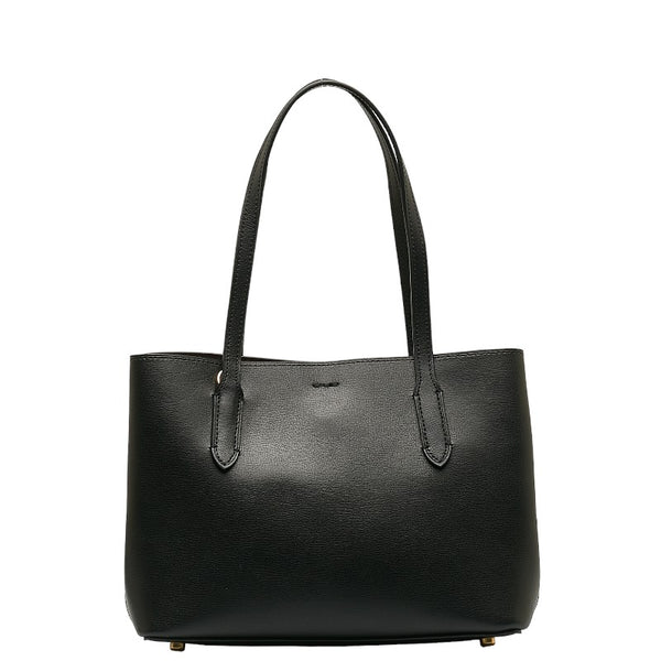 コーチ ミニ アベニュー キャリーオール ハンドバッグ ショルダーバッグ 2WAY F73227 ブラック レザー レディース COACH 【中古】