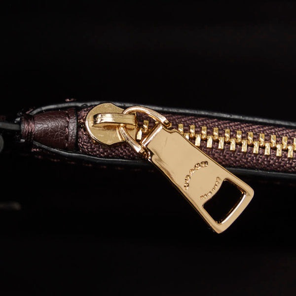 コーチ ミニ アベニュー キャリーオール ハンドバッグ ショルダーバッグ 2WAY F73227 ブラック レザー レディース COACH 【中古】