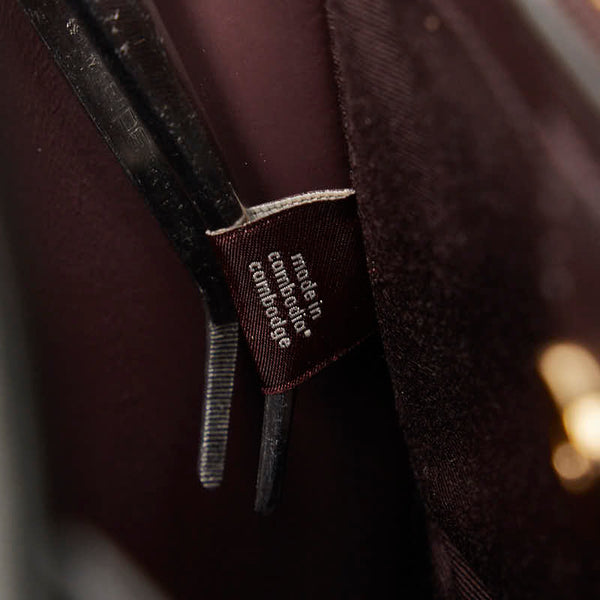 コーチ ミニ アベニュー キャリーオール ハンドバッグ ショルダーバッグ 2WAY F73227 ブラック レザー レディース COACH 【中古】