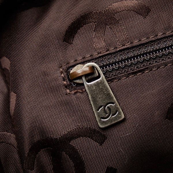 シャネル ココマーク ワイルドステッチ ハンドバッグ トートバッグ A14693 ブラウン レザー レディース CHANEL 【中古】