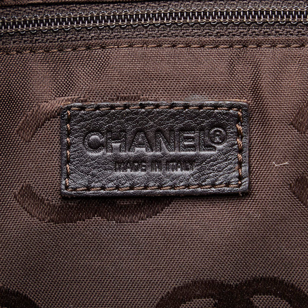 シャネル ココマーク ワイルドステッチ ハンドバッグ トートバッグ A14693 ブラウン レザー レディース CHANEL 【中古】