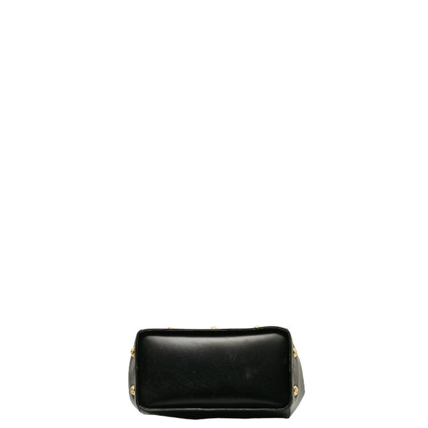 サルヴァトーレフェラガモ スタッズ トートバッグ AN 21 5212 ブラック レザー レディース Salvatore Ferragamo 【中古】